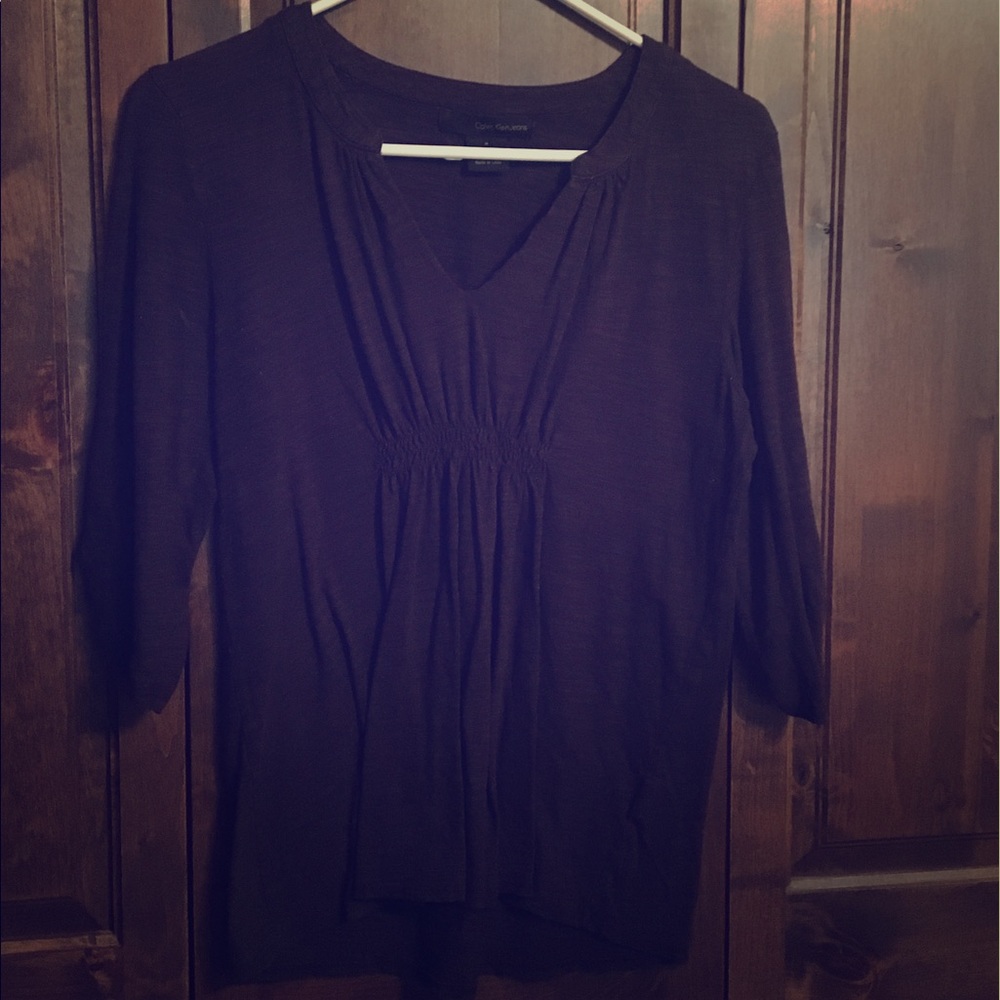 Navy blue blouse
