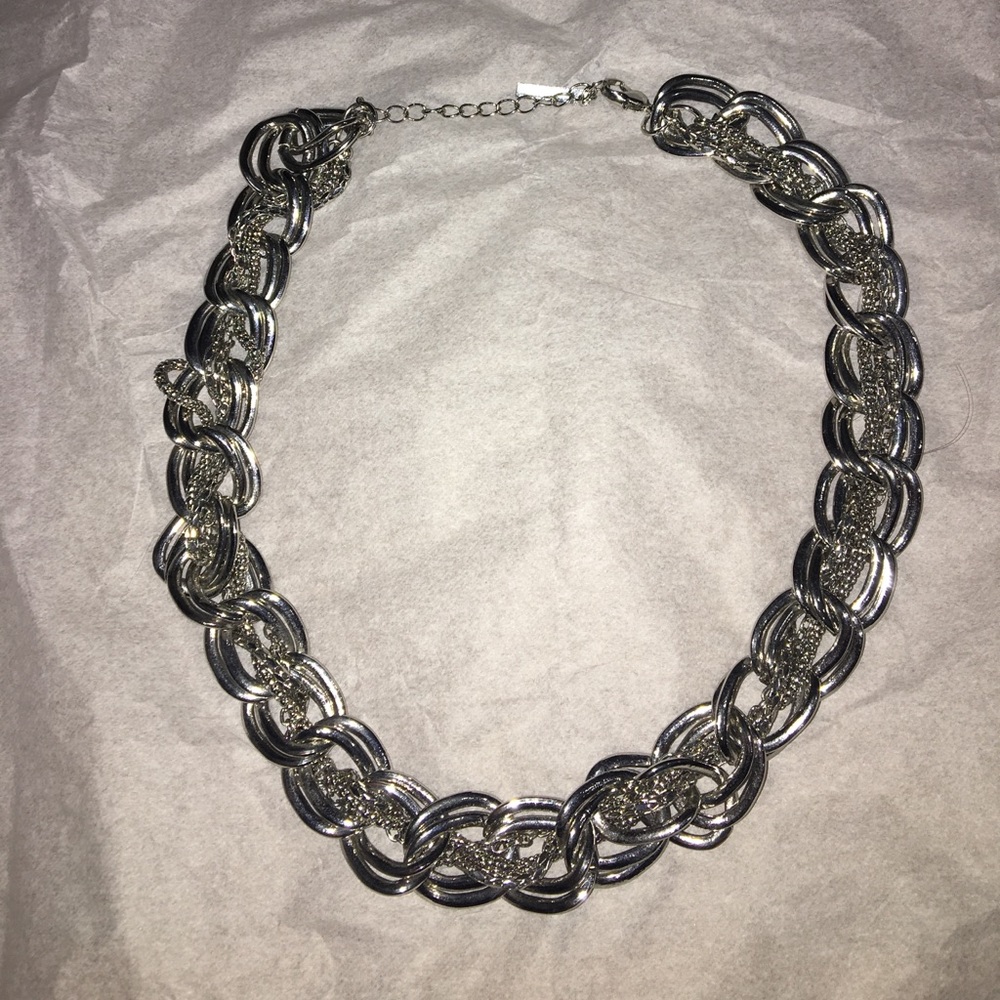 Dynamite Silver Chain Necklace