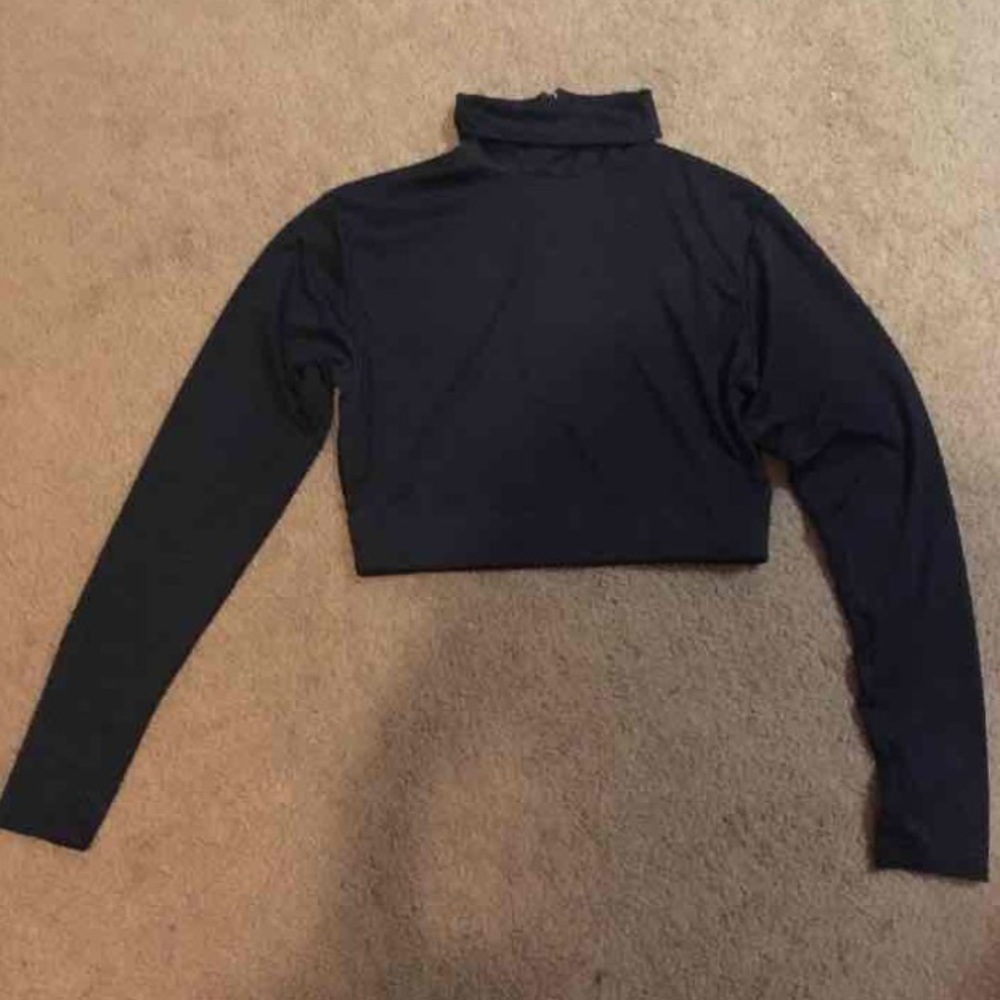 Black long sleeve athletic/ cheer undershirt