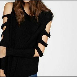 Express Cut Sleeve Sweater