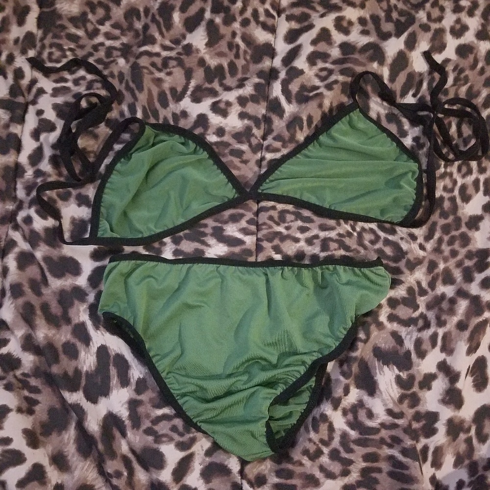 Green bikini