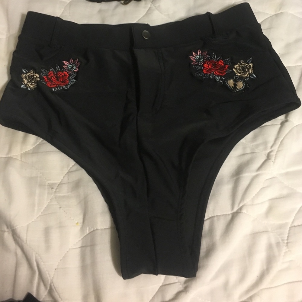 High waist bikini bottom