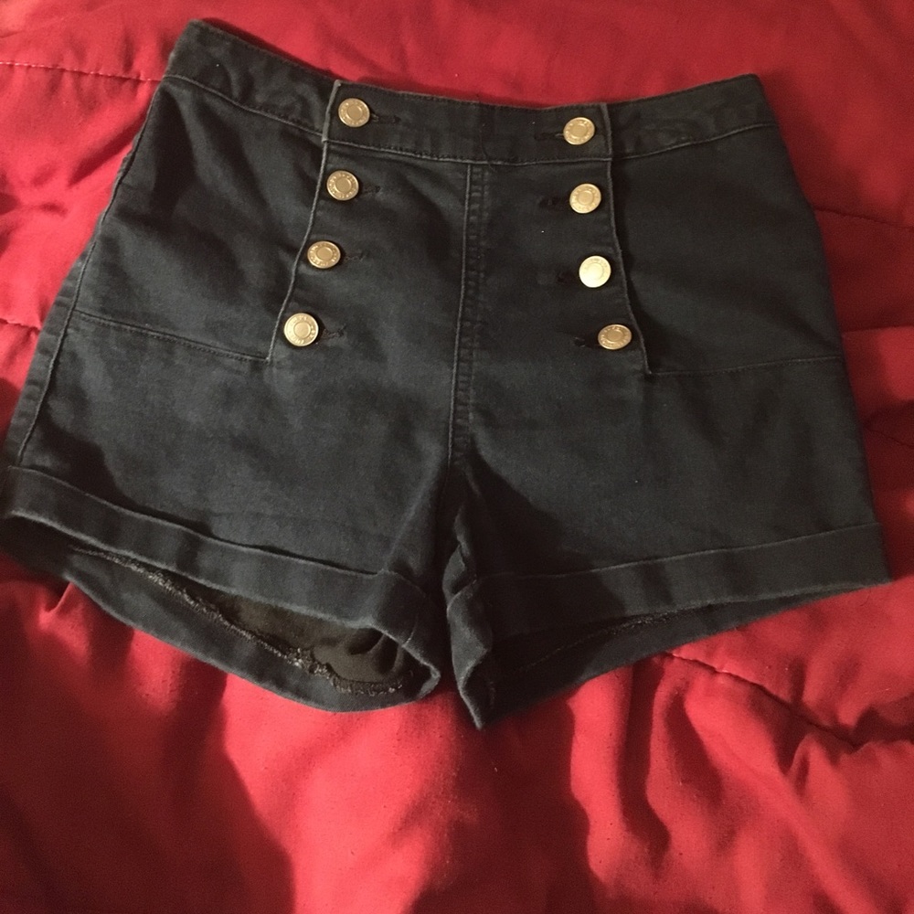 High waisted shorts