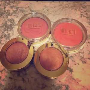 Four Milani Blushes