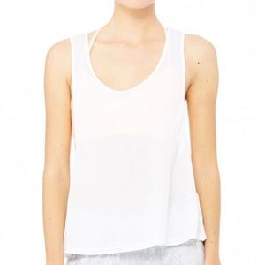 SOLD Alo Yoga Marina Tank Top White XS