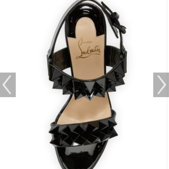 Louboutin miziggoo black spike heels - Picture 2 of 4