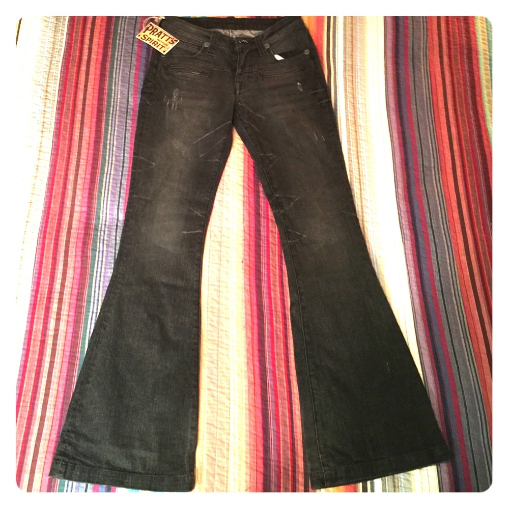 Pratt's Motor Spirit Flare Jeans!