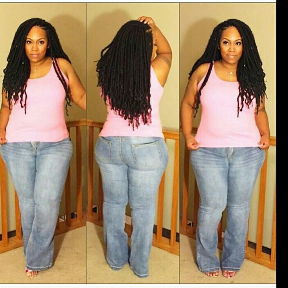 Plus size jeans