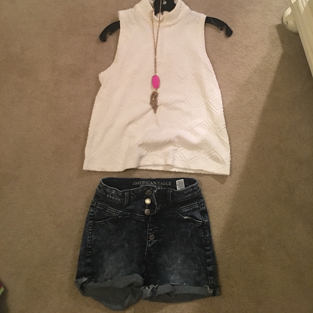 EUC high waisted  American Eagle jean shorts