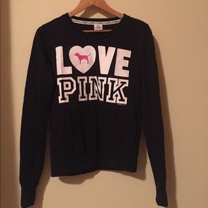 Pink Crew Neck Sweatshirt