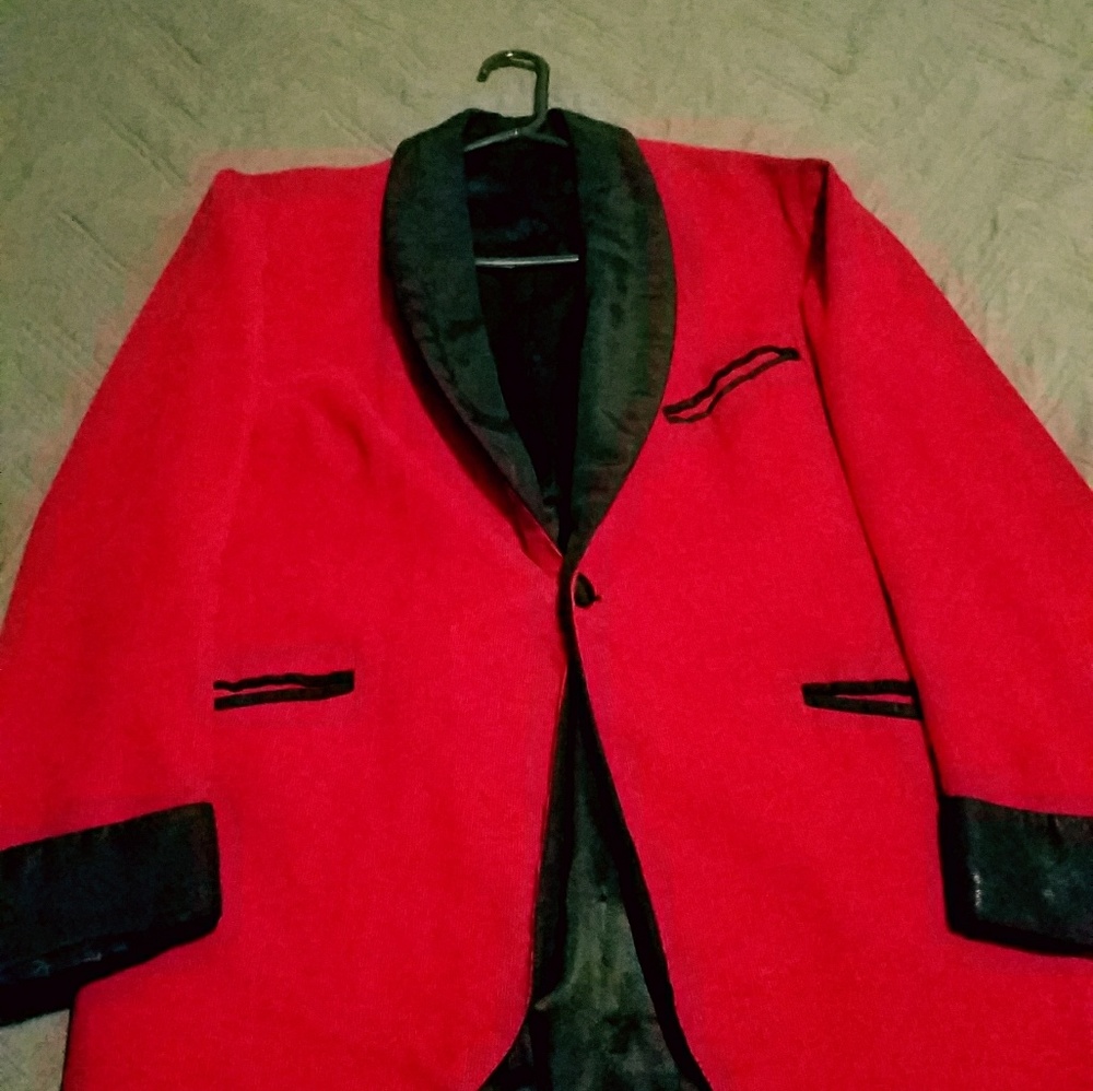 Hugh Heffner style Mens vintage dinner jacket