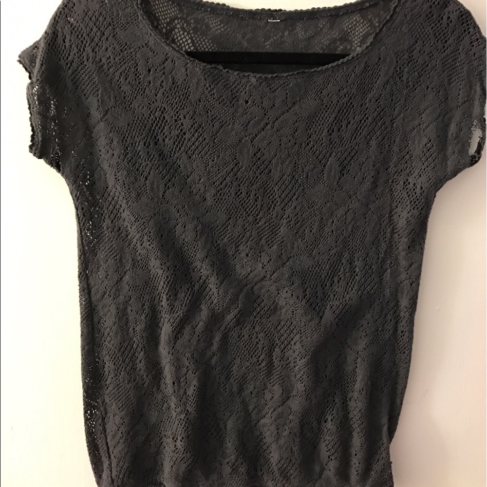Gray Lace Small Shirt