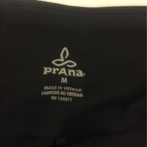 Black Prana cropped yoga pants