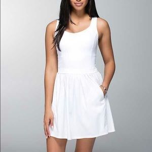 Never worn, lululemon White Club Dress.