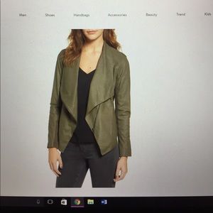 BB Dakota "Kenrick" drape neck jacket