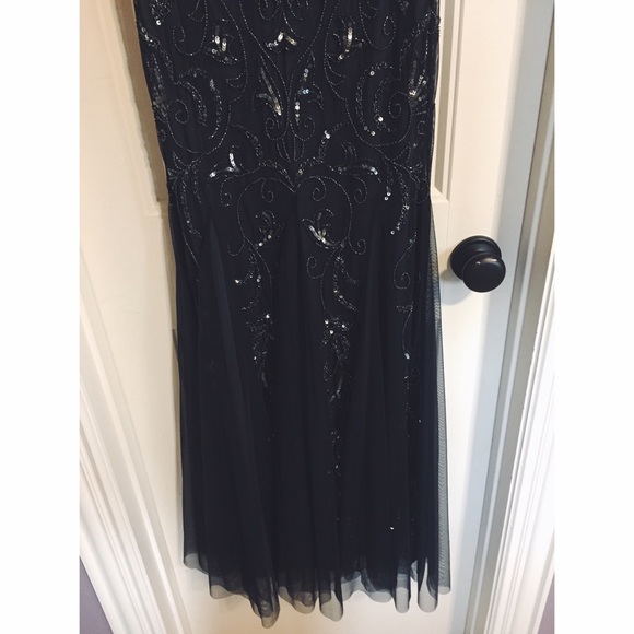 Beaded Cap Sleeve Formal Dress - Picture 4 of 4