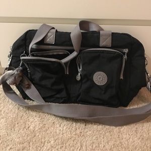 Kipling Bags - Kipling Sasha Large side bag black and grey Kipling Bags - Kipling Sasha Large side bag black and grey