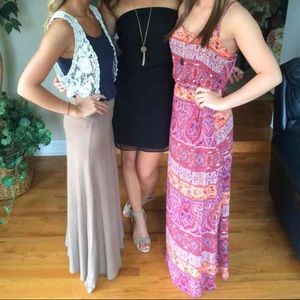 Tribal Print Maxi Dress