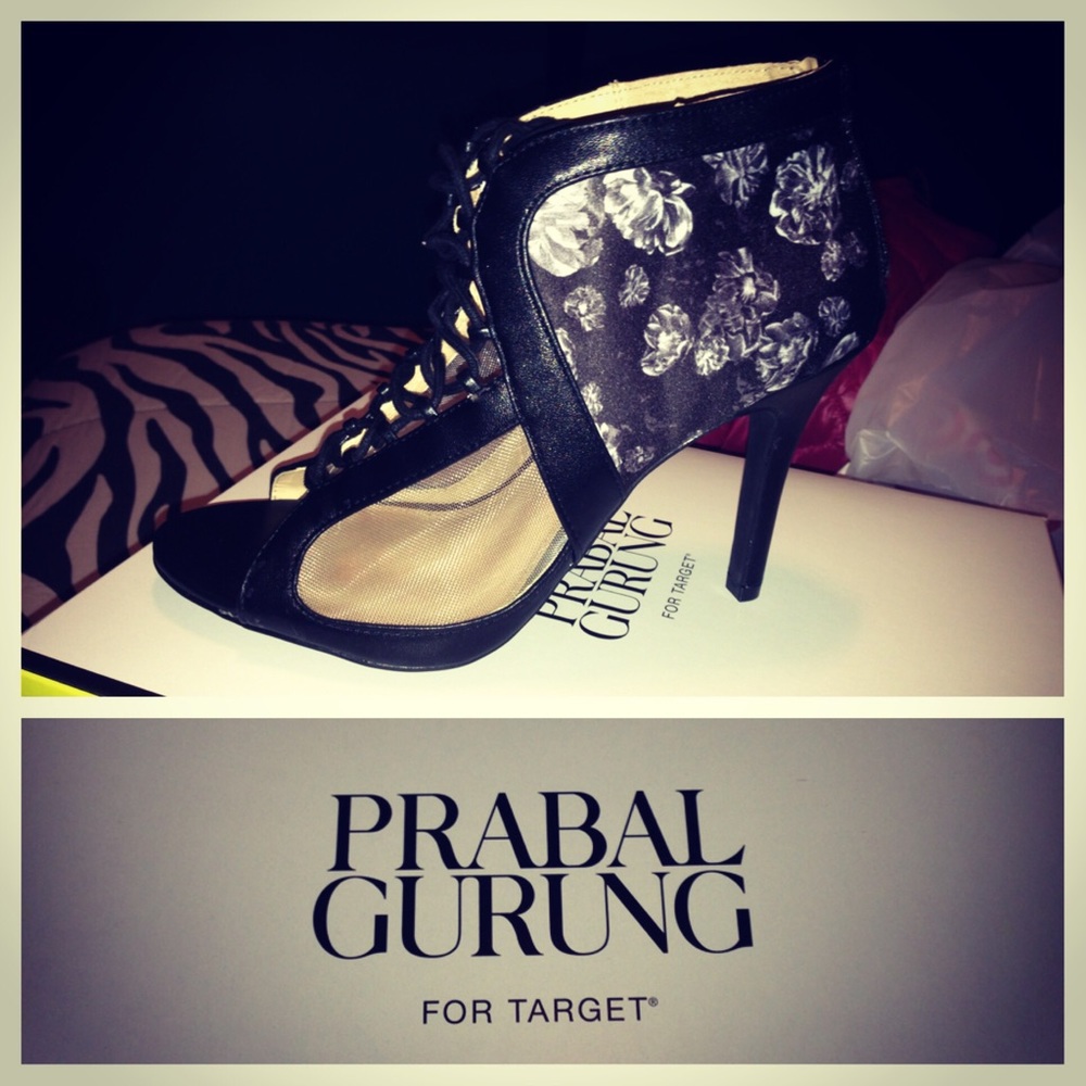 Prabal Gurung floral print pumps
