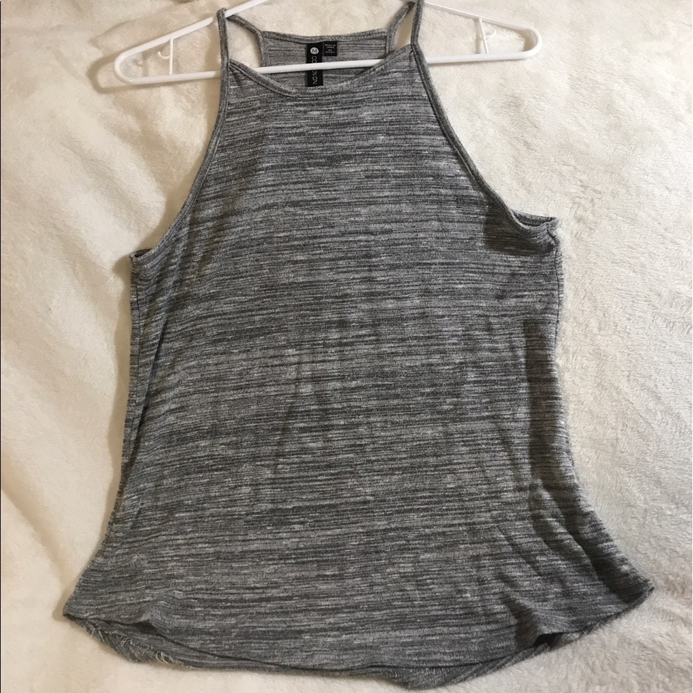High neck tank top