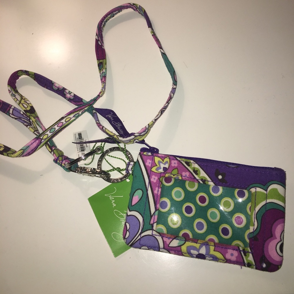 Vera Bradley Coin/ID holder w/ detachable lanyard