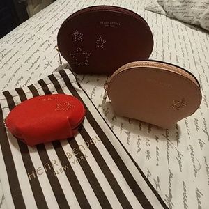 Henri Bendel small baggies set