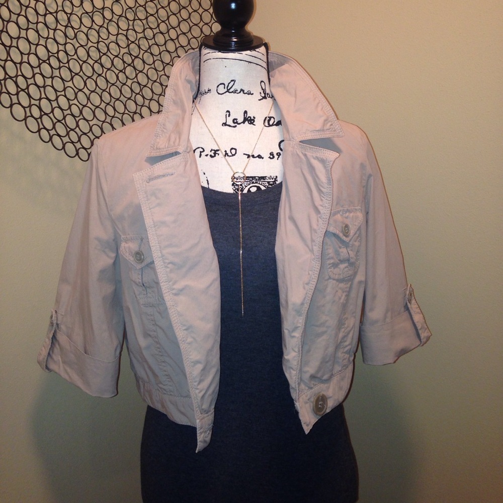 DKNY JEANS Crop Jacket