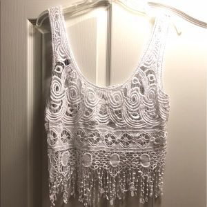 Crochet Fringe Top