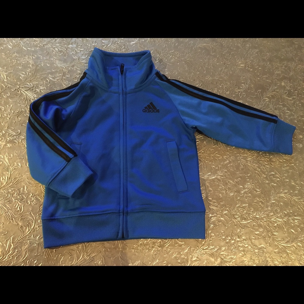 Adidas royal blue toddlers jacket size 12months