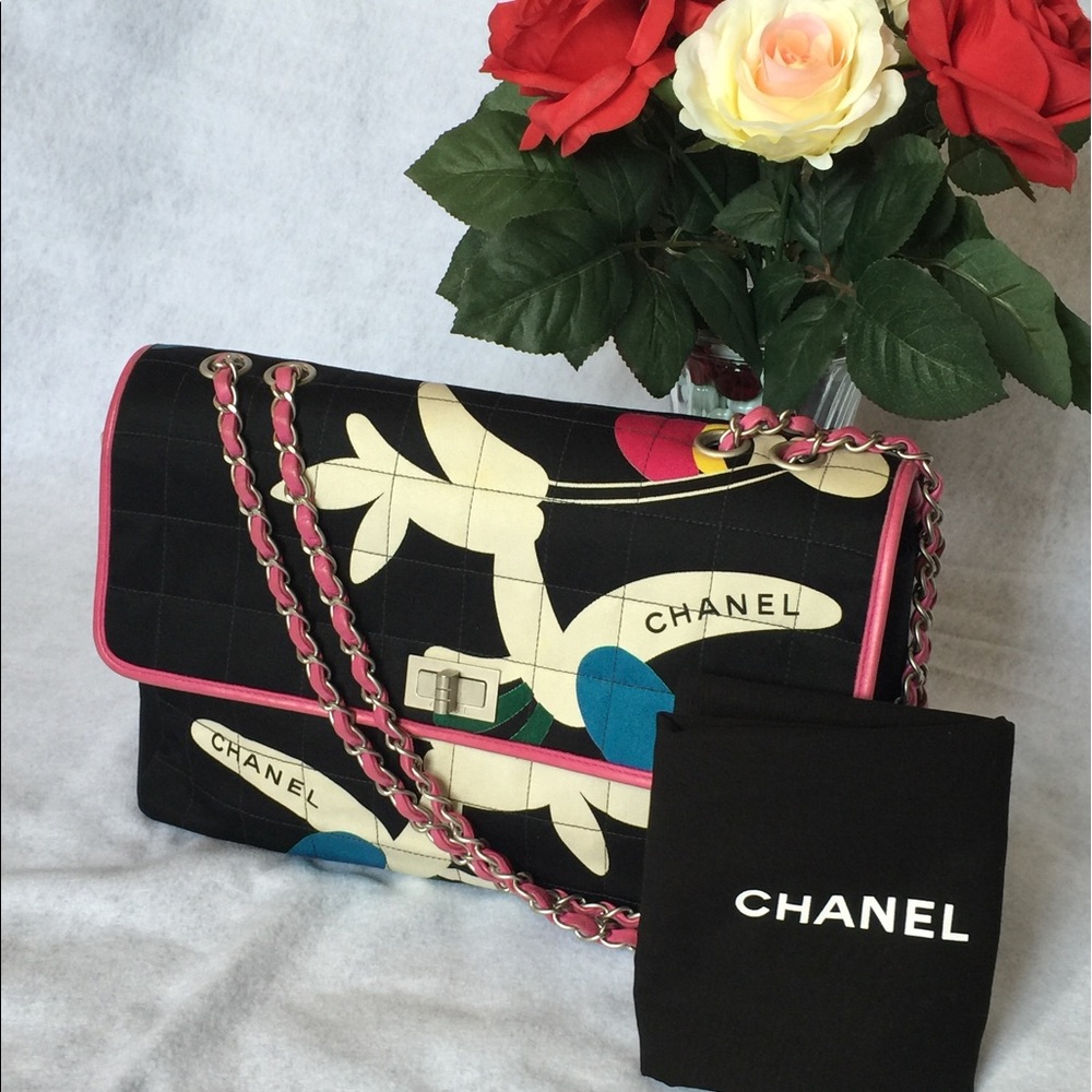 💯Authentic Chanel Multi Color Fabric Shoulder Bag