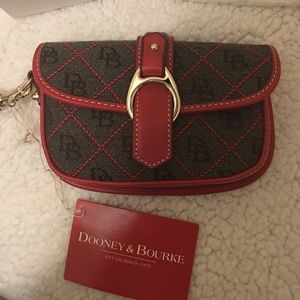 Dooney & Bourke flap wristlet