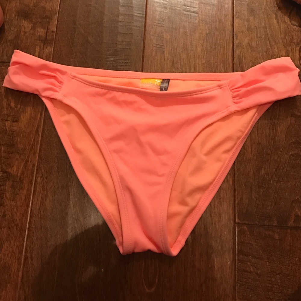 Never worn bikini bottoms, neon