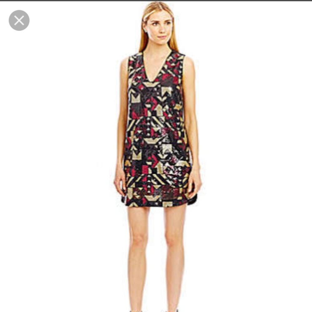 NWT size 6 Nicole miller sequin dress
