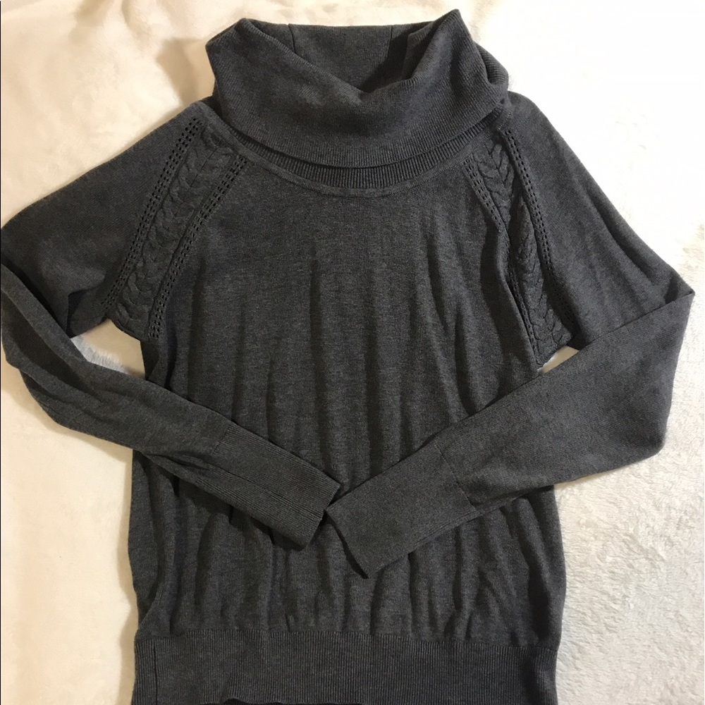 Turtle neck work Sweater