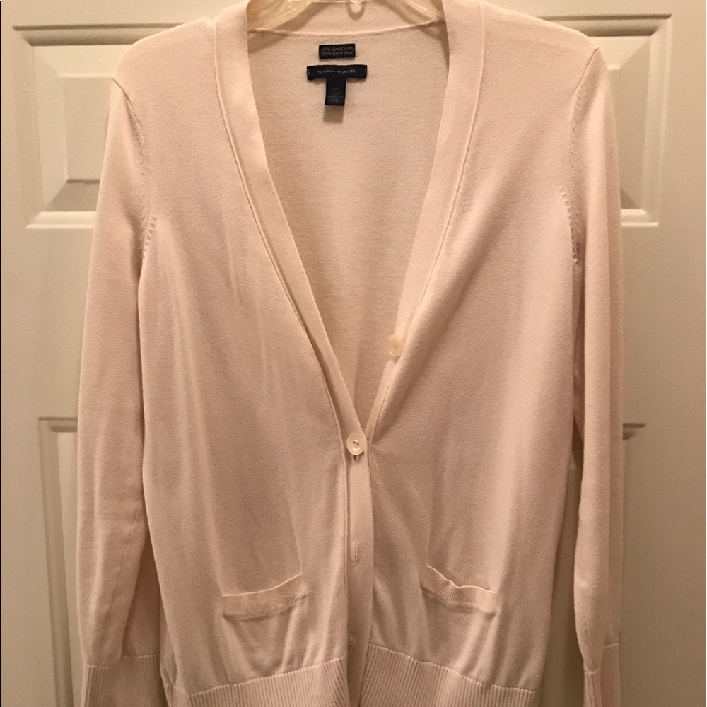 Tommy Hilfiger Cream Cardigan