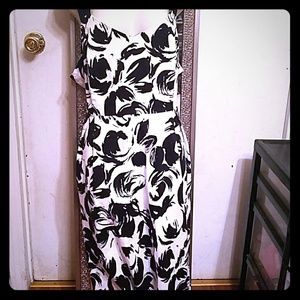 Floral fit and flare Dress