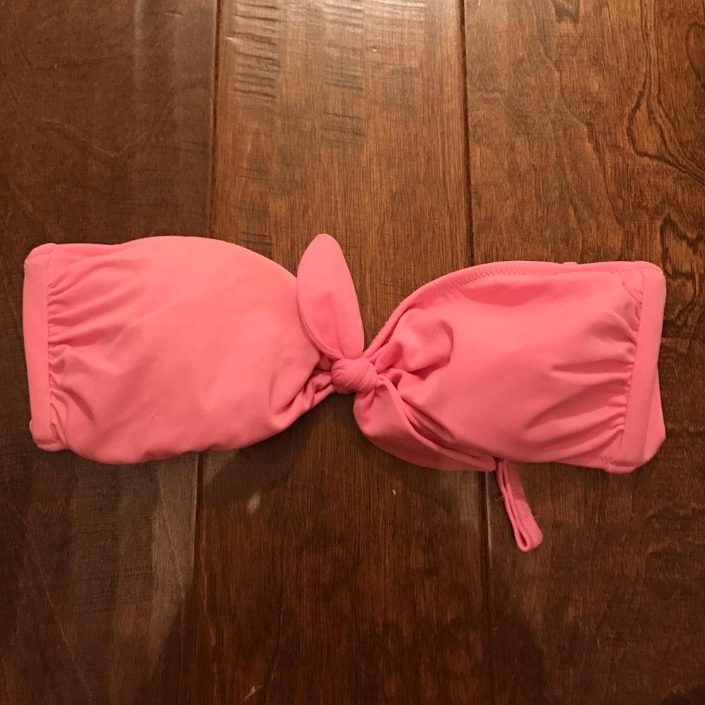 Hot pink VS bathing suit top