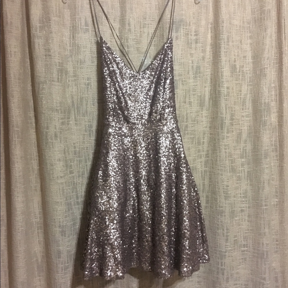 Tobi Gold Dress
