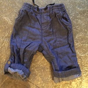 H&M Toddler pull on roll up pants.