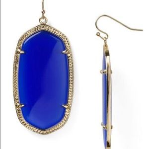 Kendra Scott Blue/Navy Danielle earrings
