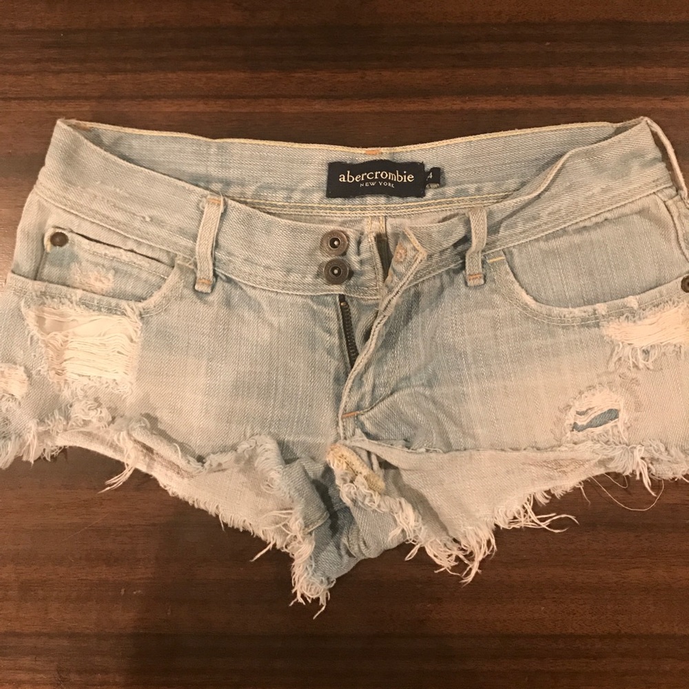 Abercrombie jean shorts