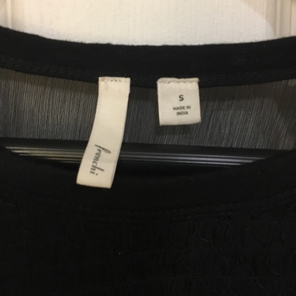 EUC Frenchi Long-sleeve Black Blouse, sz S - Picture 4 of 6