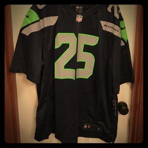Nike, new with tags, Sherman jersey.
