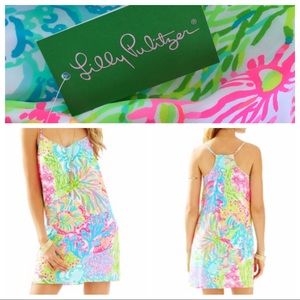 NWT LILLY PULITZER " Lovers Coral" racerback dress