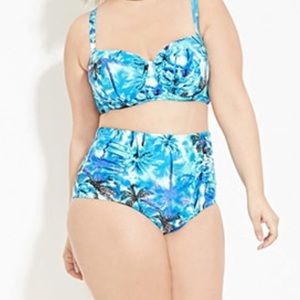 BRAND NEW ! Forever21 plus size high waist bikini
