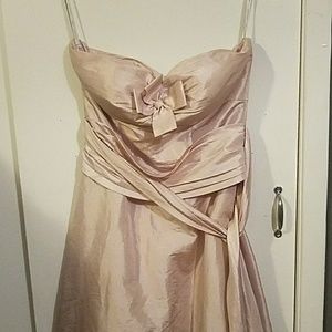 Light tab ball dress