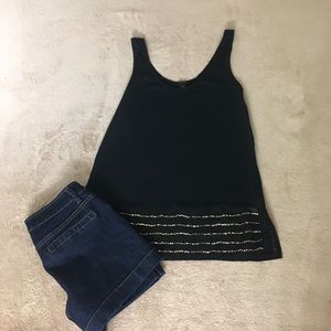 🌺 3/$10: J. Crew Black Tank Top