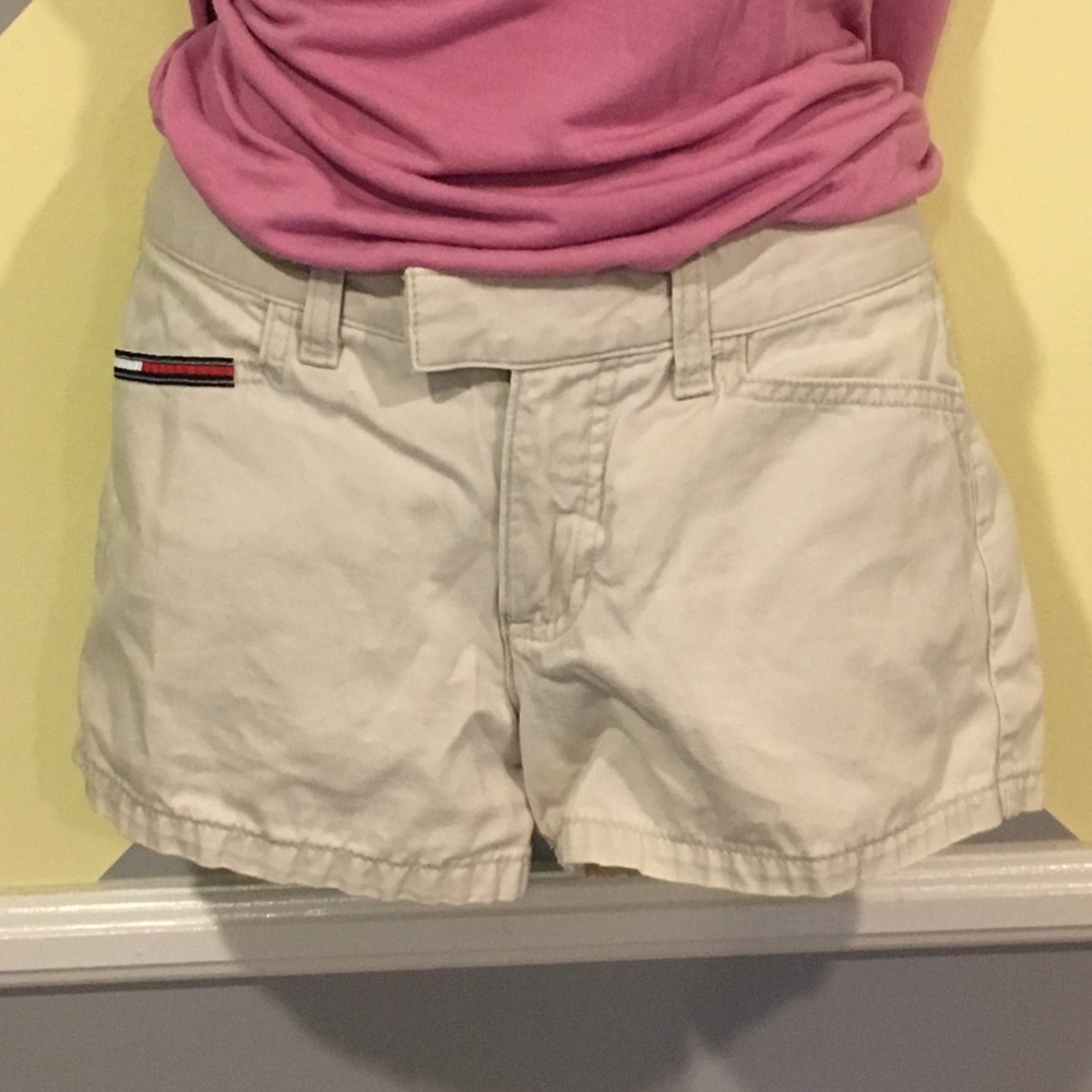 Tan Jean Shorts - Tommy Hilfiger