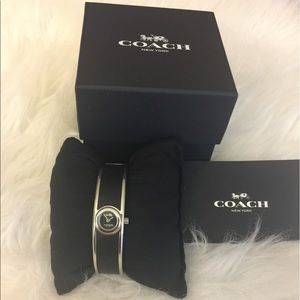 ***SOLD***Coach watch bracelet black NWT