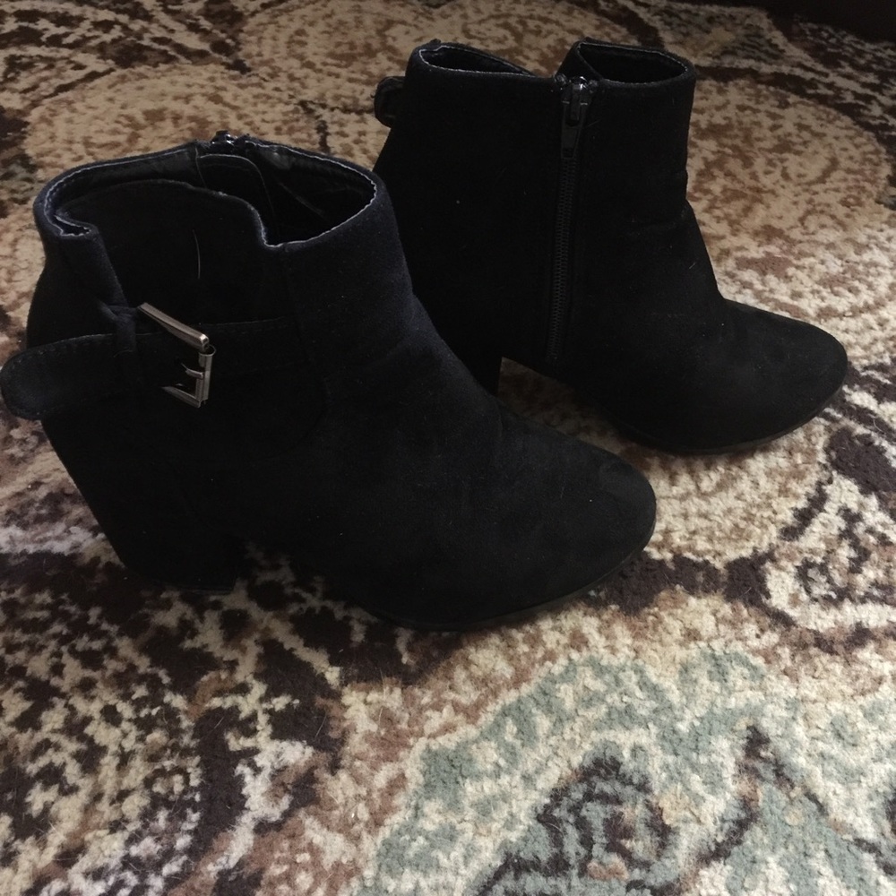 Black booties